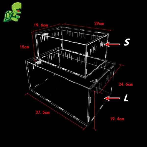 Différentes taille de terrarium tortue et reptile